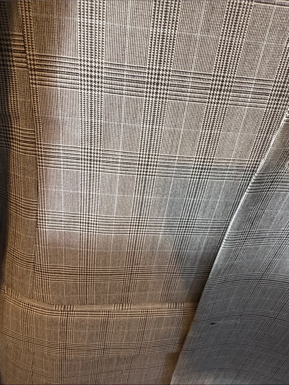 Perry Ellis Gray Glen Plaid Sport Coat